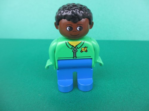 Lego duplo figur - mann, dunkle