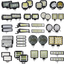 2X Led Arbeitsscheinwerfer Offroad Scheinwerfer 12V/24V Traktor LKW Bagger*