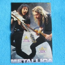 METALLICA James Hetfield POSTER BRAVO 2 Seiten 1990er David Hasselhoff