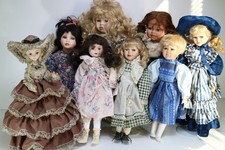 Puppen Konvolut 8x