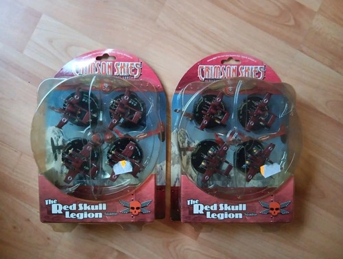 Crimson skies the red - skies, skull