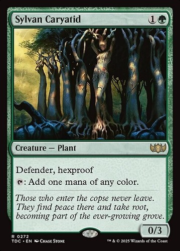 Mtg sylvan caryatid - sylvan,