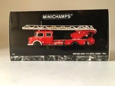 Minichamps | Mercedes-Benz 1113 Drehleiter - Feuerwehr Metzingen | 1:43 | OVP