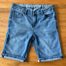 Staccato Jeansshorts Gr. 170 Stretch Jungen blau kurze Hose Bermuda