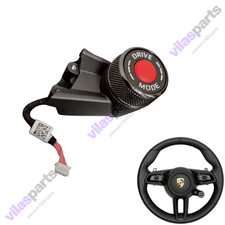 PORSCHE steering wheel RED
