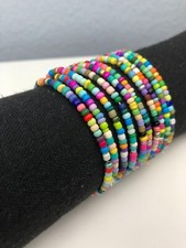 Boho Armbänder bunte Perlen