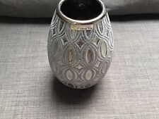 Blumenvase  Keramik  Formano  Silber  Ornamente 