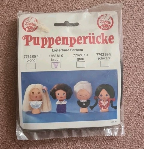 Knorr puppenperücke braun - knorr,