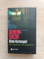 Krimi-Kartenspiel GEHEIMSACHE