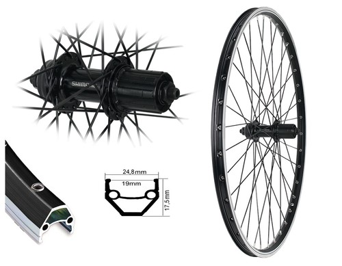 Hinterrad zoll mtb shimano - hinterrad, 26