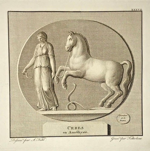 Orig kupferstich ceres - orig.-kupferstich:, "ceres"