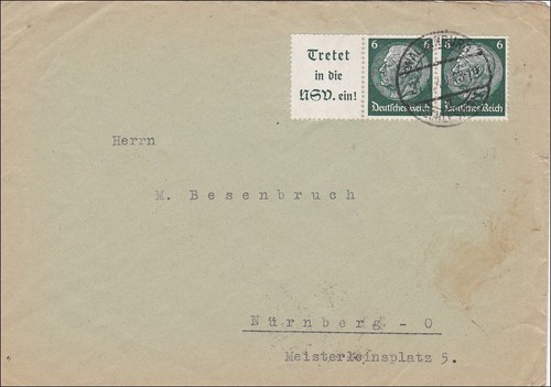 Iii reich brief von - reich:,