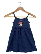 Disney Mädchen Sommerkleid Minnie Maus Baumwolle Gr. 92 Blau Casual