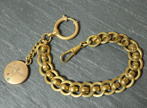Alte goldene taschenuhrkette - goldene,