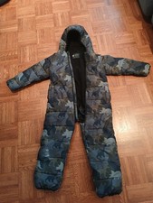 Next Schneeanzug, Anzug, Skianzug, Gr. 122, Tarnfleck