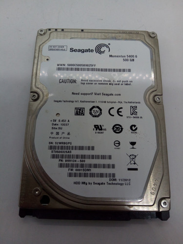 Seagate st9500325as 500gb - seagate, **st9500325as**