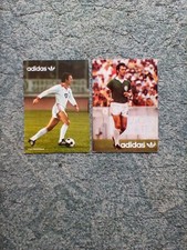2 Autogrammkarten -- Franz Beckenbauer (+2024) -- ohne Autogramm