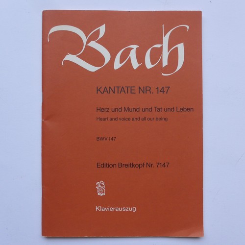 Musiknoten bach kantate - +++,