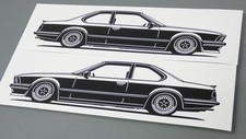 BMW 635 CSI Aufkleber