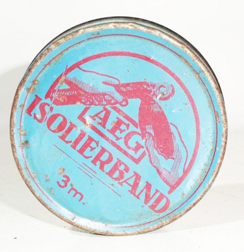 Alte blechdose aeg isolierband - blechdose,