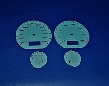 Türkisschwarze  Tachoscheiben,Zifferblätter pass für Golf 3 mit Motometerinstrum