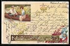 AK Pärchen bei einem