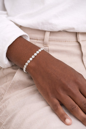Tennis angel armband edelstahl - armband,