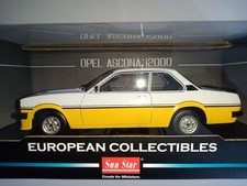 Opel Ascona i2000 1:18 in weiß/gelb neu und unbenutzt in Ovp
