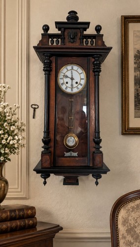 Antike regulator wanduhr - wanduhr, um