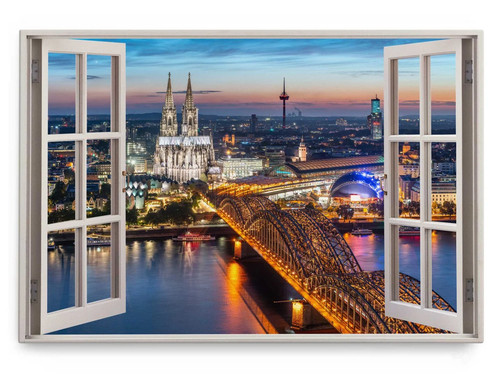 120x80cm wandbild fensterbild - 120x80cm,
