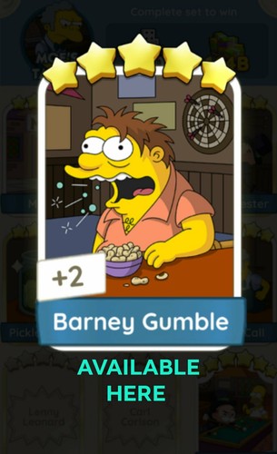 Barney gumble set 18 - barney,
