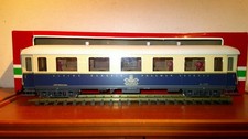 LGB bel. blauer vierachser RhB P. Personenwagen LGB Nr. 33520 OVP Metallachsen