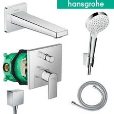Hansgrohe Unterputz Vernis Shape Badewanne Armatur Wanne Metropol Wanneneinlauf