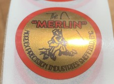 MORDEX OF SHEFFIELD MERLIN, METEOR, MAJOR & MENTOR AUFKLEBER STICKER FÜR ROLLENRESTO