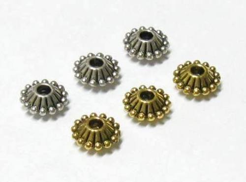 Metallperlen rondelle - 10,