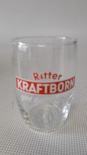 seltenes altes Bierglas ca. 0,1L Dortmunder Ritter Kraftborn Malz Bier Brauerei 