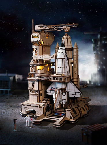 Rokr space shuttle holz - 3d,