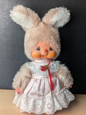 VINTAGE Monchhichi Monchichi Sekiguchi HASE RABBIT ca. 23 cm RARE SAMMLER