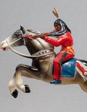 DDR Indianer Hohlplastik Pferd