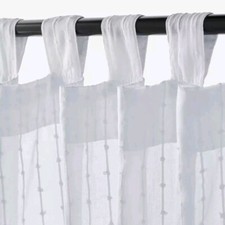 IKEA weiße transparente lange