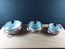 Topf-Set mit Glasdeckeln Formschön Pflegeleicht und Energiesparend Ideal für...