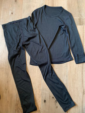 Tchibo - Thermowäsche Funktionswäsche Set - Gr. 146/152 - anthrazit