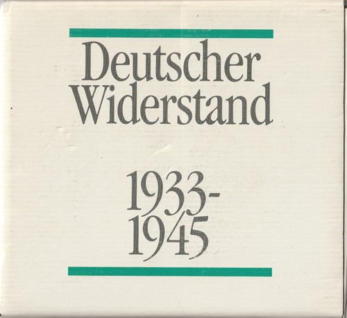 Deutscher widerstand 1933 1945 - deutscher,