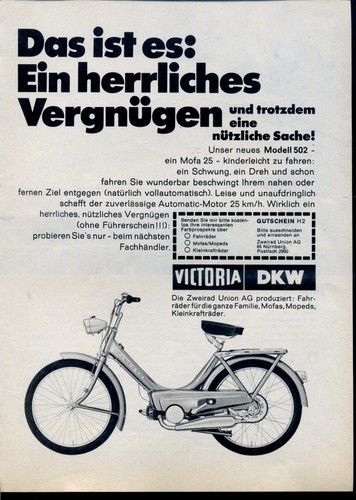 Victoria dkw modell 502 - --,