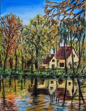 Eigenes Acrylbild. Leinwand