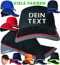 Bedruckte Basecap Baseball Cap Kappe Mütze Text mit Name Wunschname Wunschtext 8