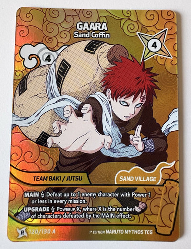 Naruto mythos tcg gaara sand - naruto,