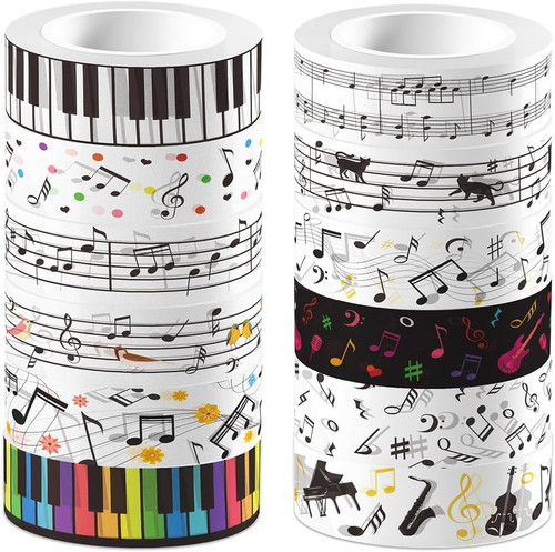 Rolle musiknoten klebeband - 12,