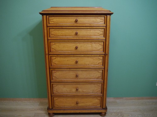 Biedermeier kommode birke - kommode,