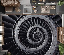 3D Wendeltreppe C4364